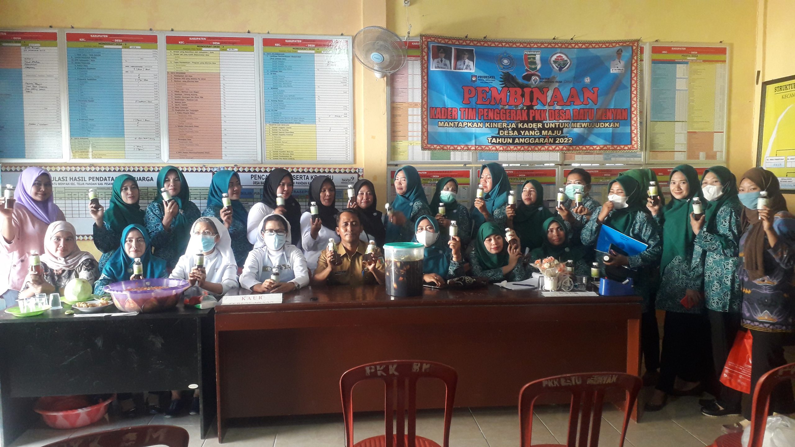TP. PKK Desa Batu Menyan Gelar Pelatihan Eco Enzyme
