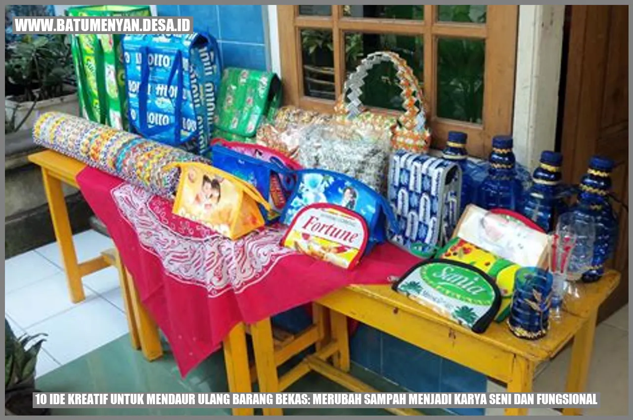 10 Ide Kreatif untuk Mendaur Ulang Barang Bekas: Merubah Sampah Menjadi Karya Seni dan Fungsional