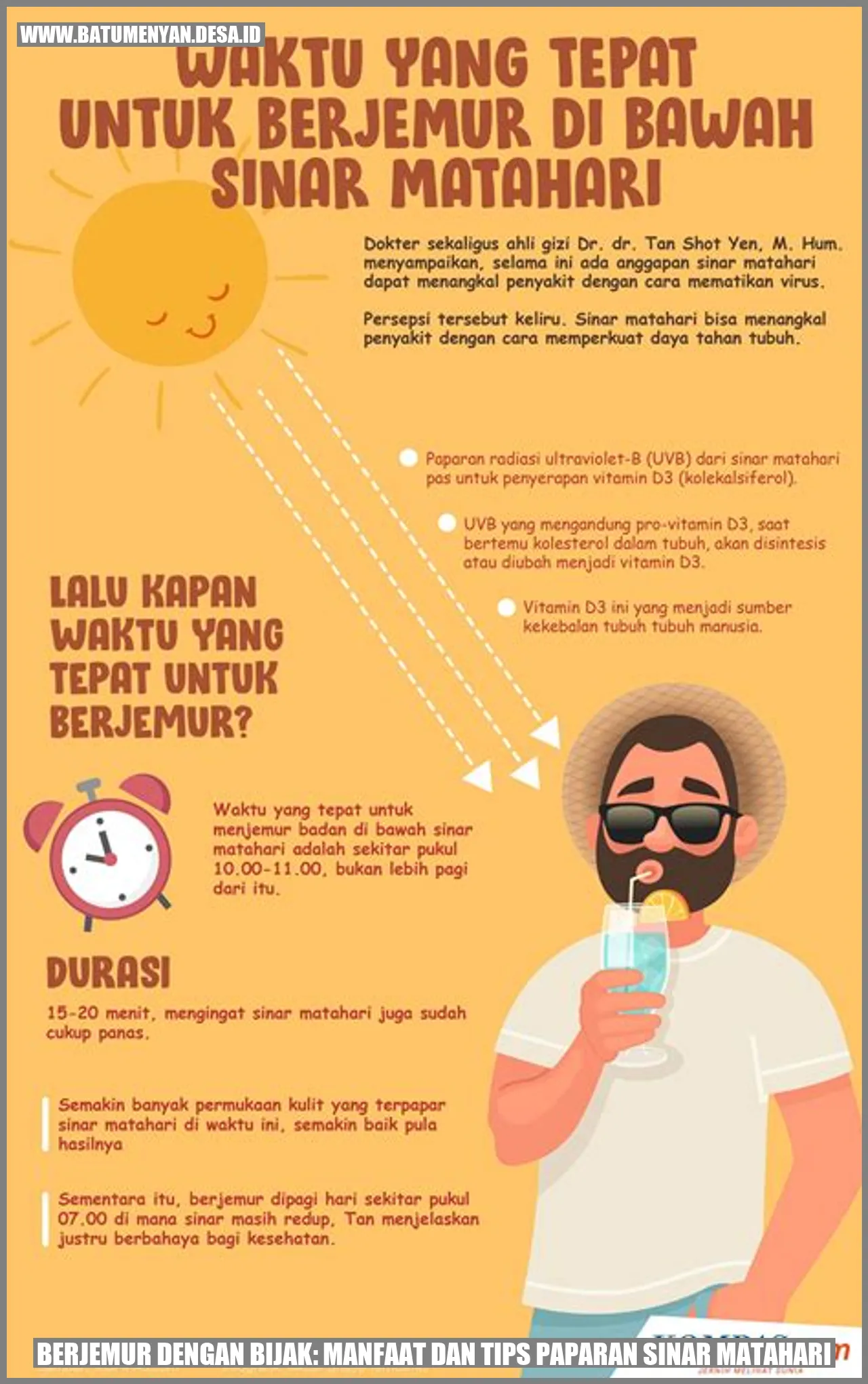 Berjemur dengan Bijak: Manfaat dan Tips Paparan Sinar Matahari