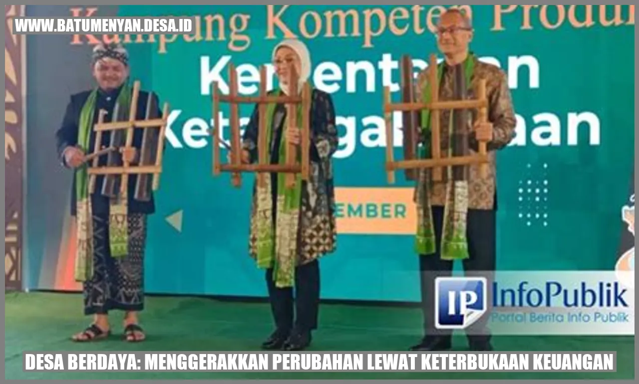 Desa Berdaya: Menggerakkan Perubahan Lewat Keterbukaan Keuangan