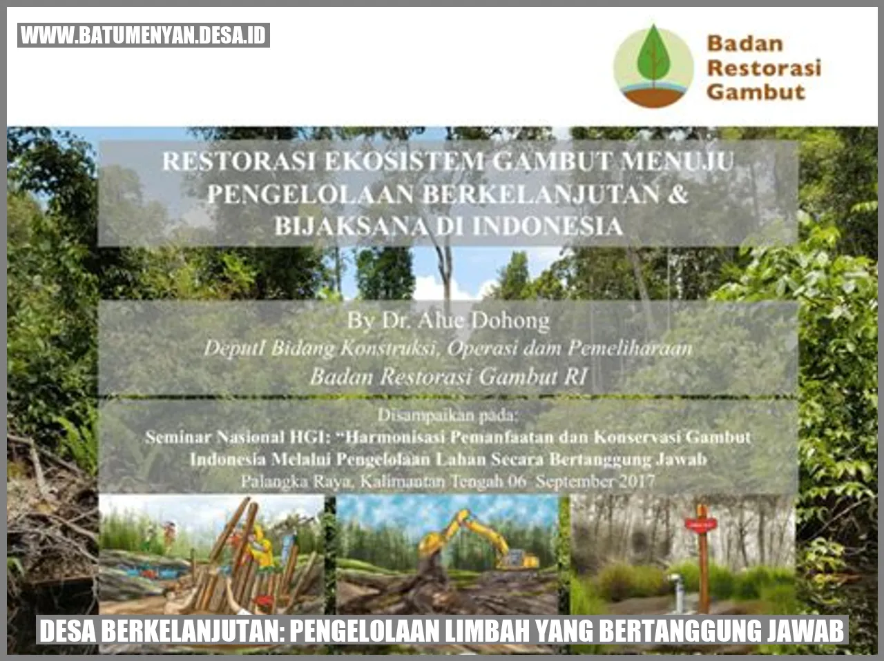 Desa Berkelanjutan: Pengelolaan Limbah yang Bertanggung Jawab