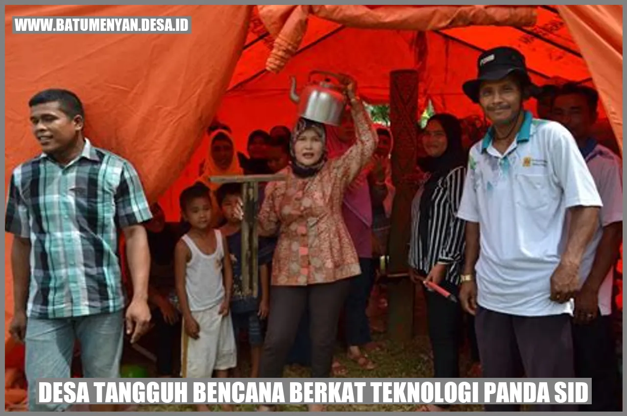 Desa Tangguh Bencana Berkat Teknologi Panda SID