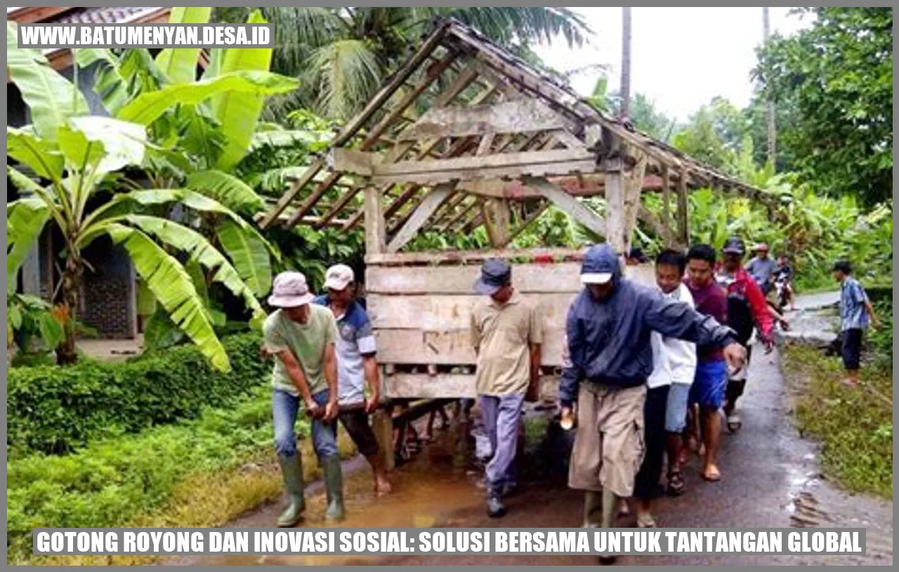 Gotong Royong dan Inovasi Sosial: Solusi Bersama untuk Tantangan Global