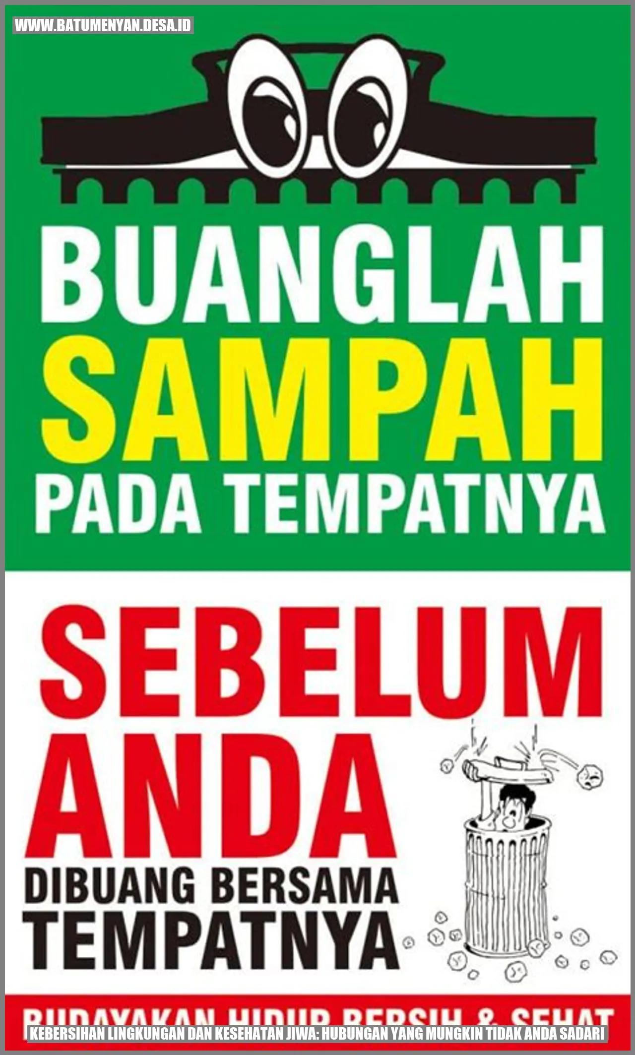 Kebersihan Lingkungan dan Kesehatan Jiwa: Hubungan yang Mungkin Tidak Anda Sadari