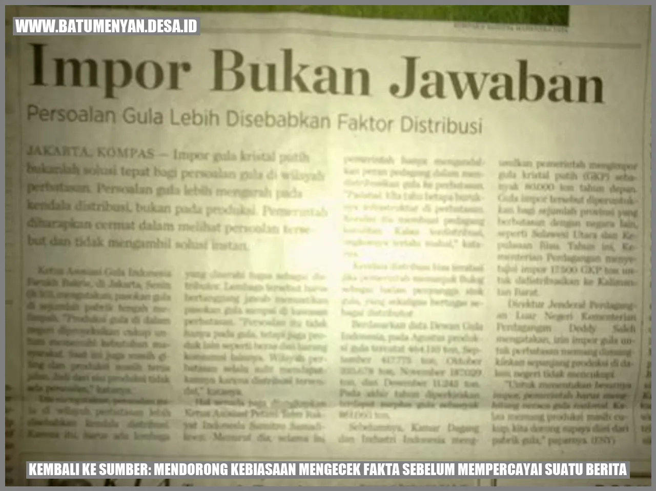 Kembali ke Sumber: Mendorong Kebiasaan Mengecek Fakta Sebelum Mempercayai Suatu Berita