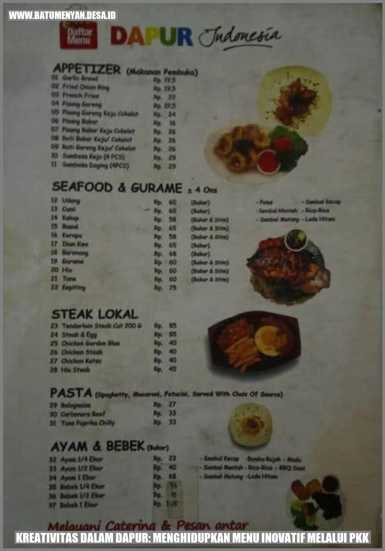 Kreativitas Dalam Dapur: Menghidupkan Menu Inovatif Melalui PKK
