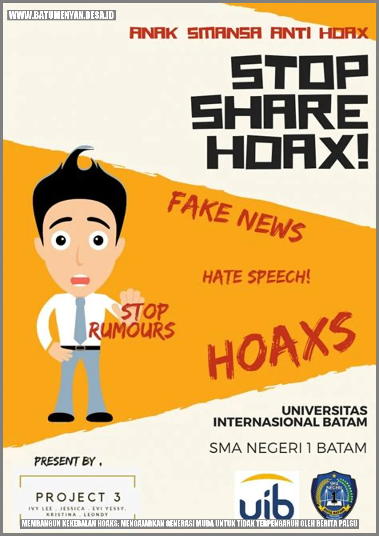 Membangun Kekebalan Hoaks: Mengajarkan Generasi Muda untuk Tidak Terpengaruh oleh Berita Palsu