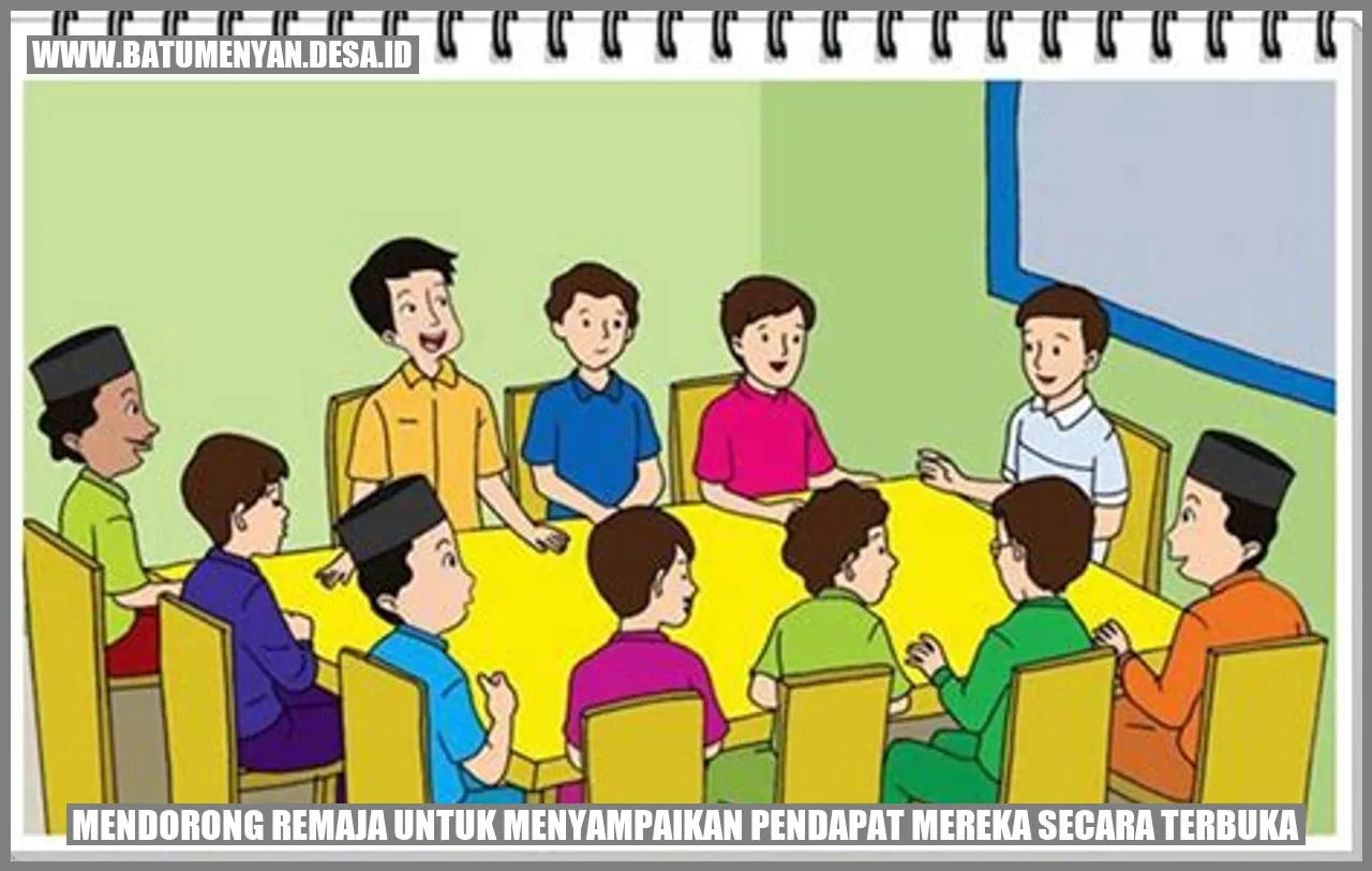 Mendorong Remaja untuk Menyampaikan Pendapat Mereka secara Terbuka