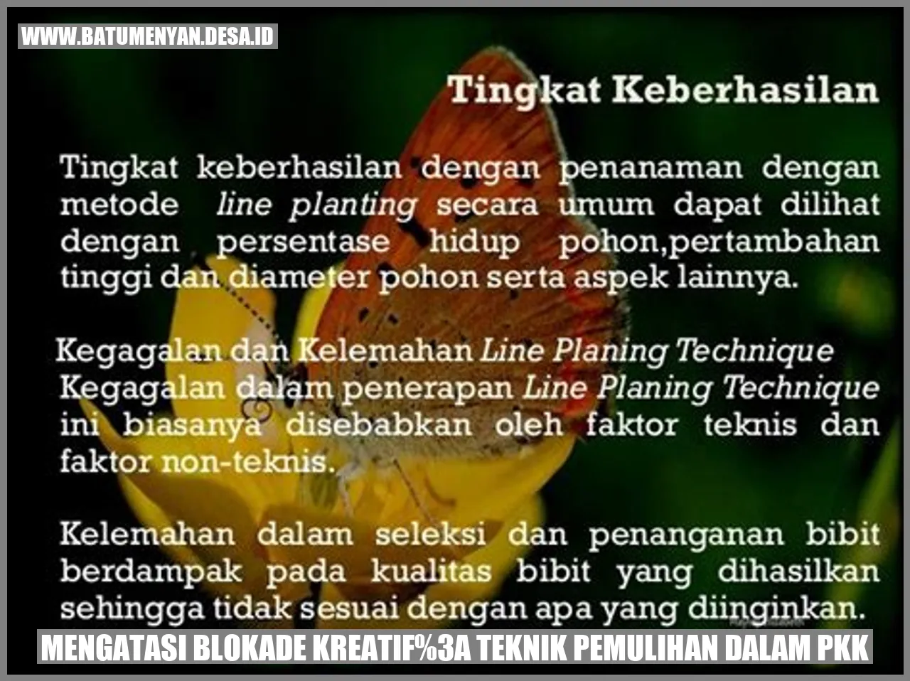 Mengatasi Blokade Kreatif: Teknik Pemulihan dalam PKK