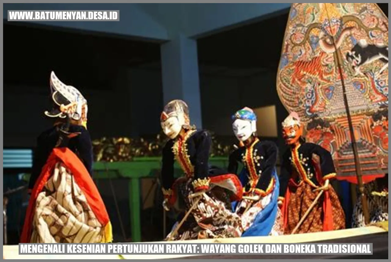 Mengenali Kesenian Pertunjukan Rakyat: Wayang Golek dan Boneka Tradisional