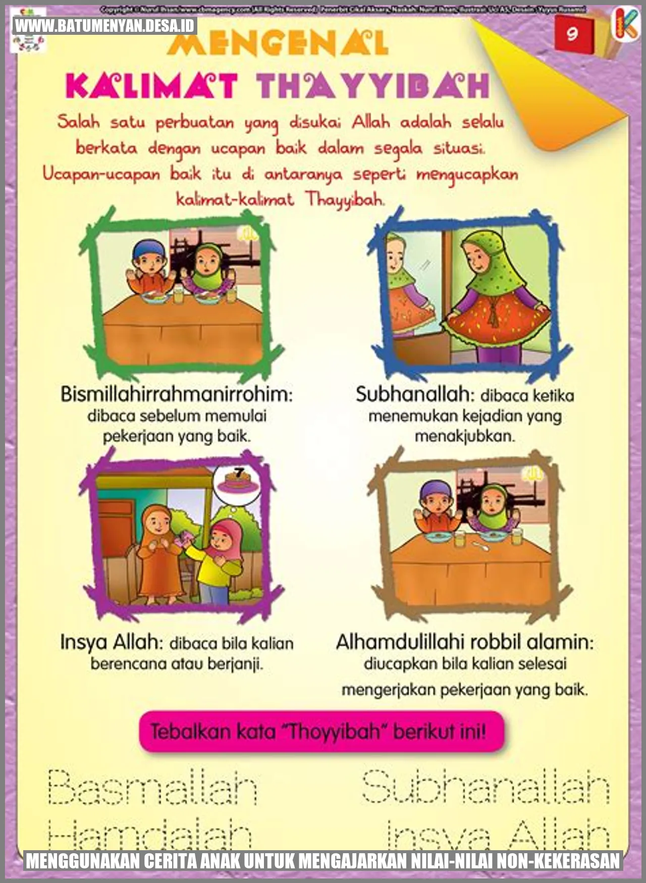 Menggunakan Cerita Anak untuk Mengajarkan Nilai-nilai Non-kekerasan