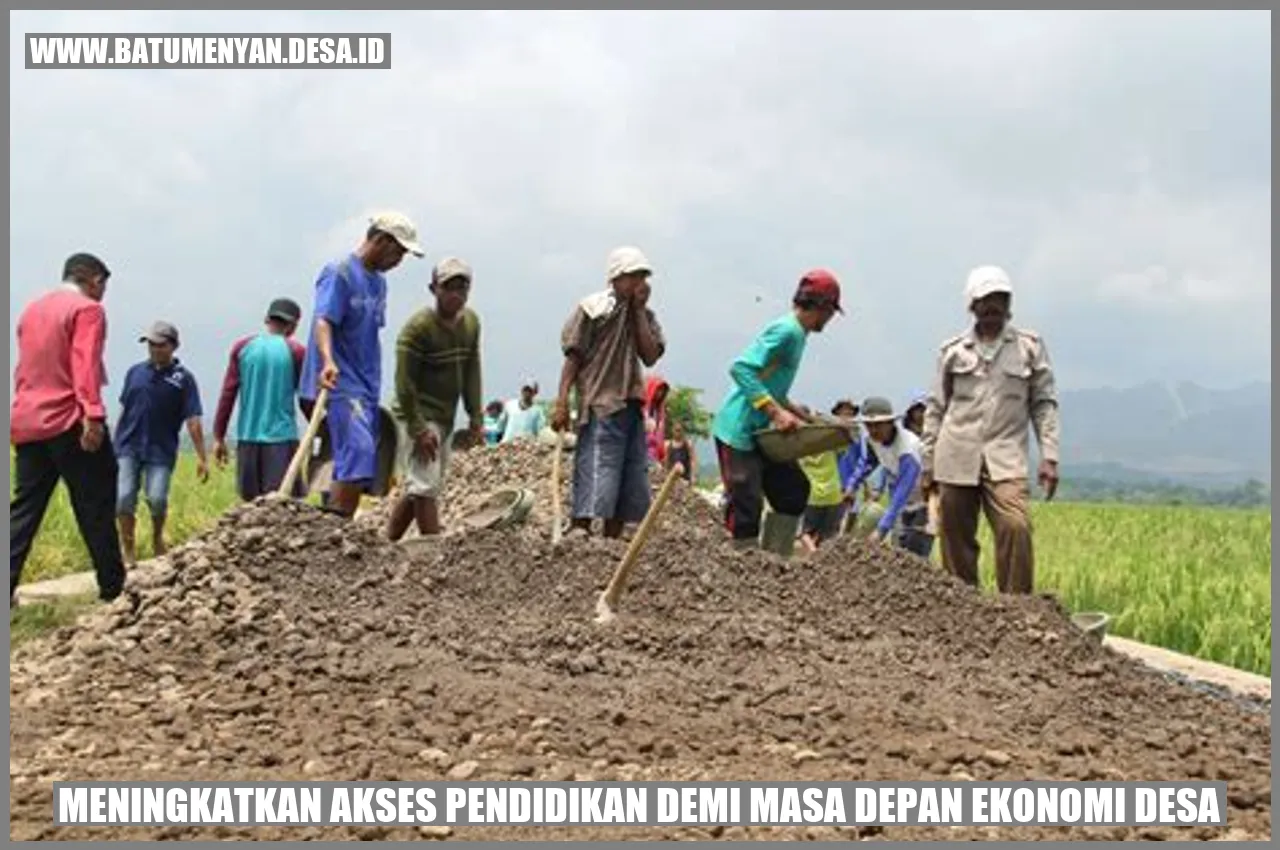 Meningkatkan Akses Pendidikan demi Masa Depan Ekonomi Desa