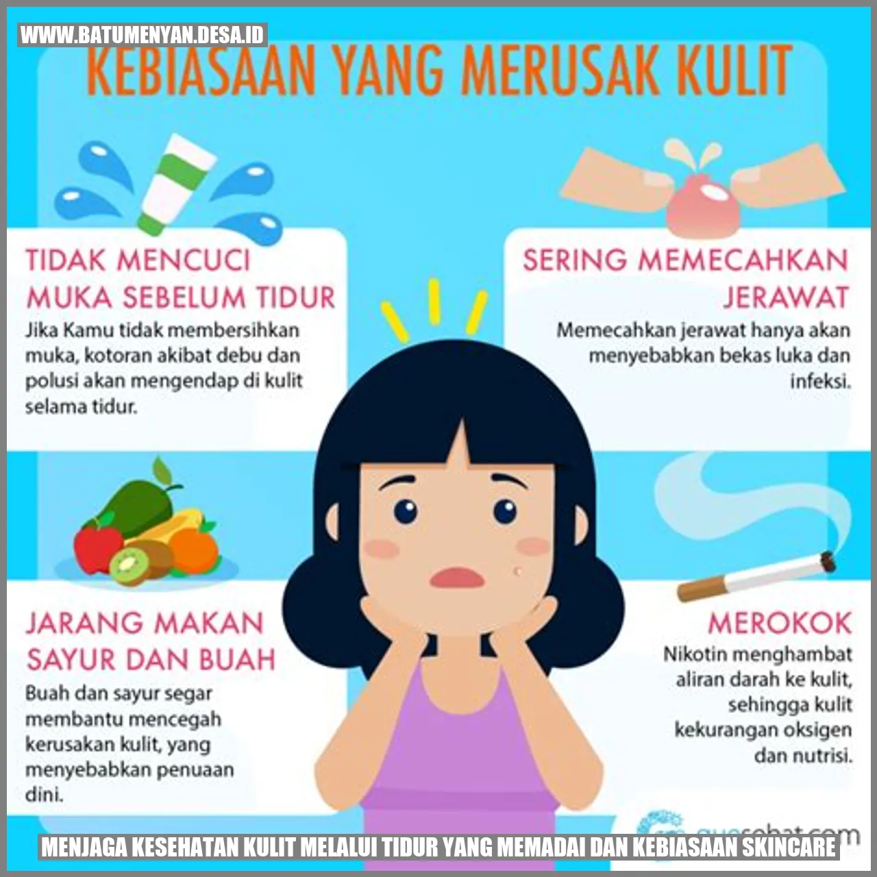 Menjaga Kesehatan Kulit melalui Tidur yang Memadai dan Kebiasaan Skincare