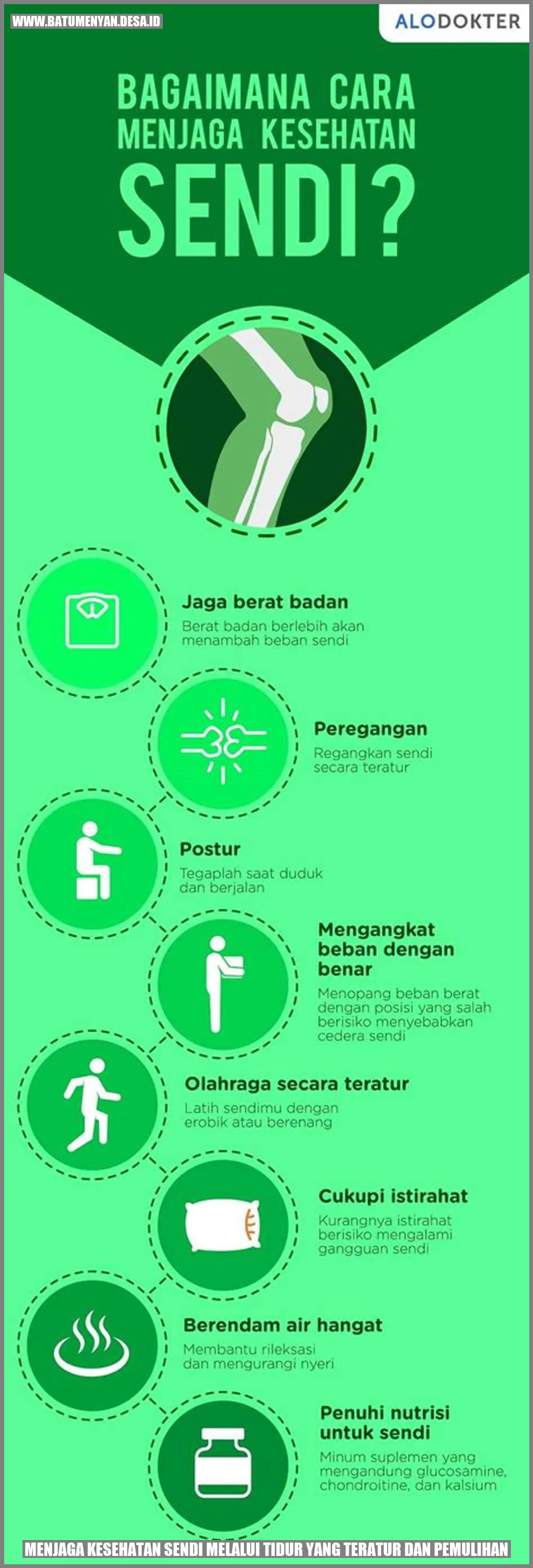 Menjaga Kesehatan Sendi melalui Tidur yang Teratur dan Pemulihan