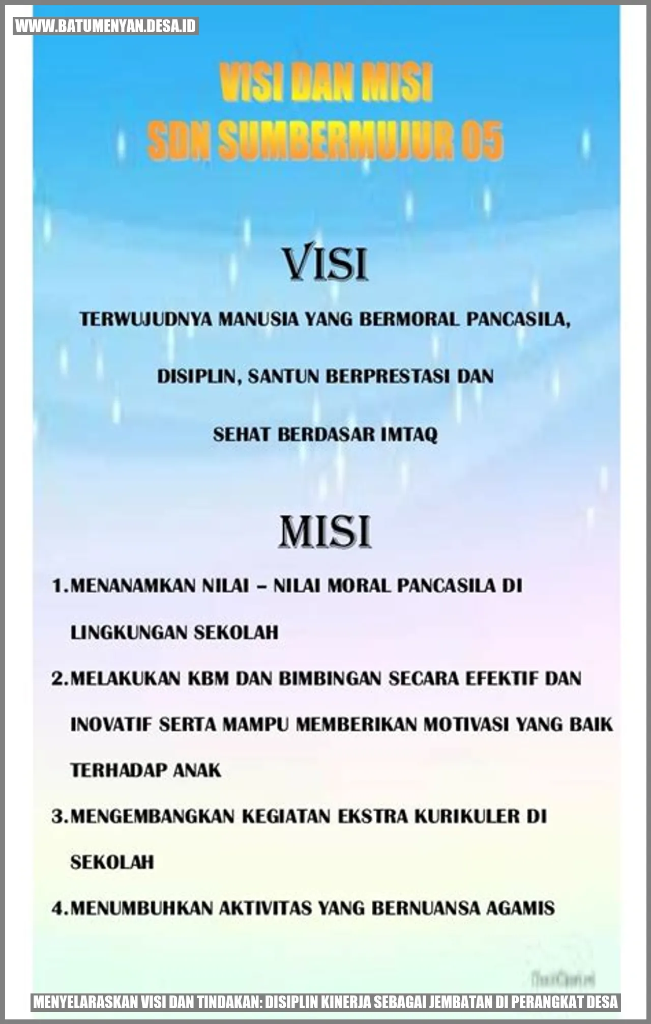 Ini Dia Rahasia Sukses Visi dan Tindakan di Desa!