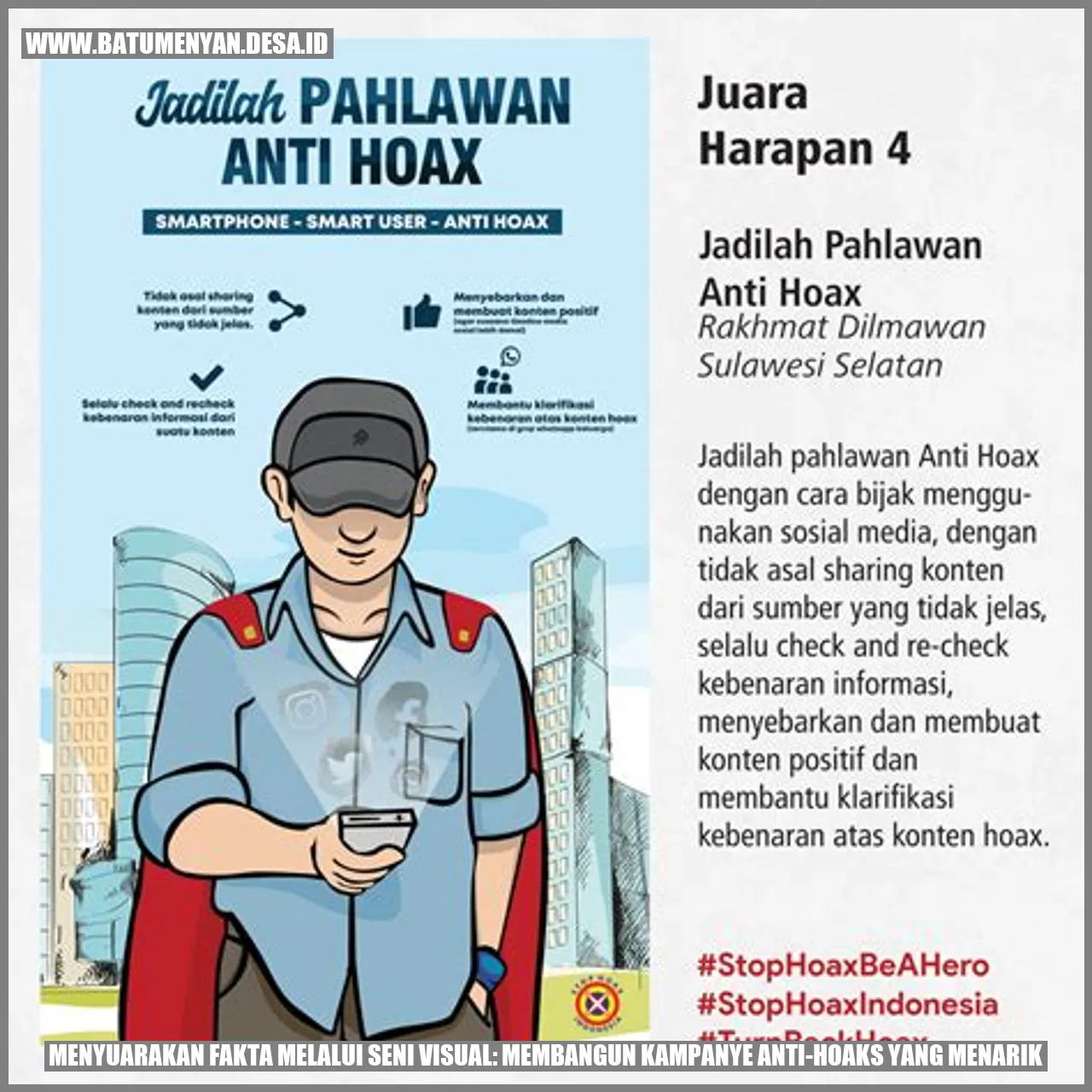 Menyuarakan Fakta melalui Seni Visual: Membangun Kampanye Anti-Hoaks yang Menarik