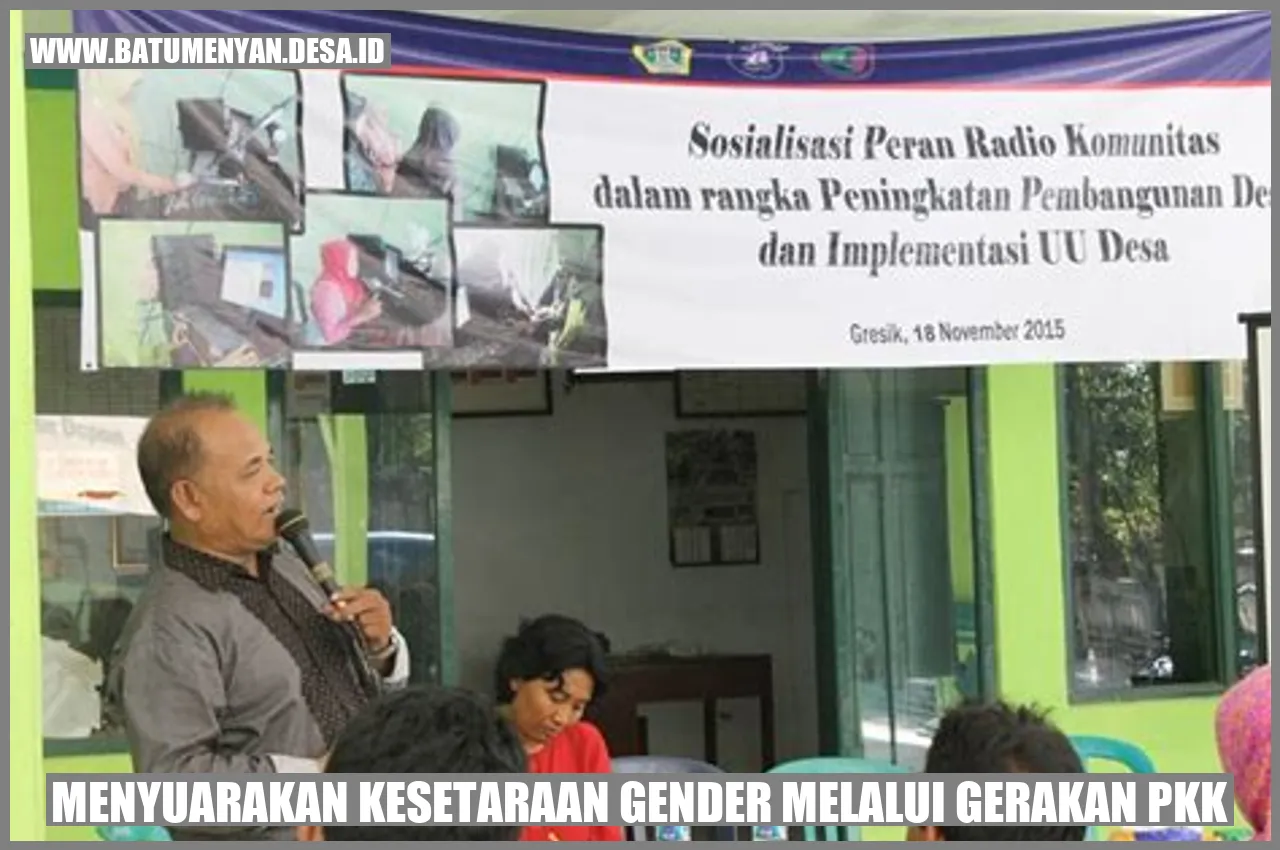 Menyuarakan Kesetaraan Gender melalui Gerakan PKK