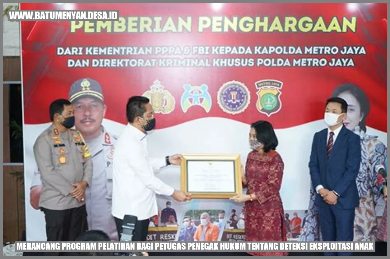 Merancang Program Pelatihan bagi Petugas Penegak Hukum tentang Deteksi Eksploitasi Anak