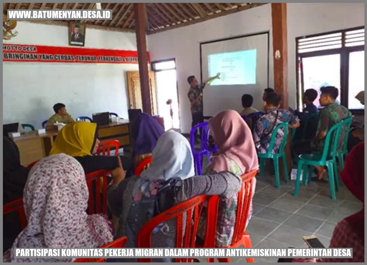 Partisipasi Komunitas Pekerja Migran dalam Program Antikemiskinan Pemerintah Desa