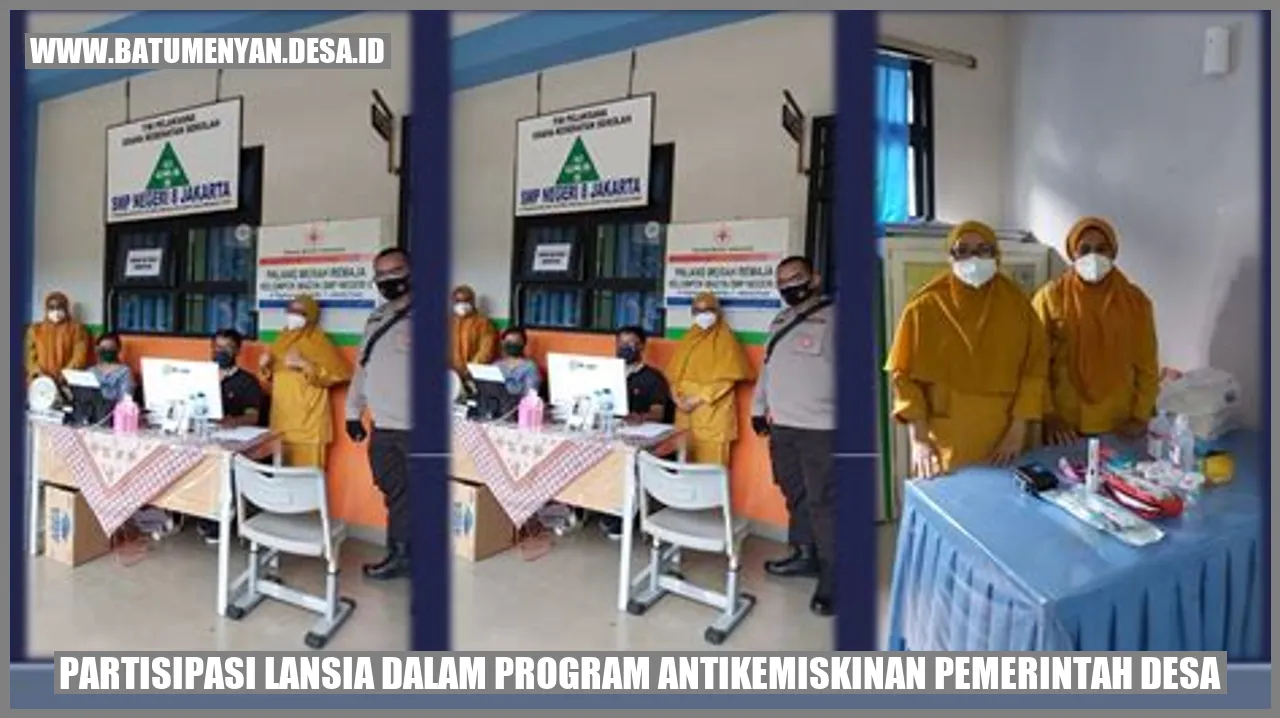 Partisipasi Lansia dalam Program Antikemiskinan Pemerintah Desa