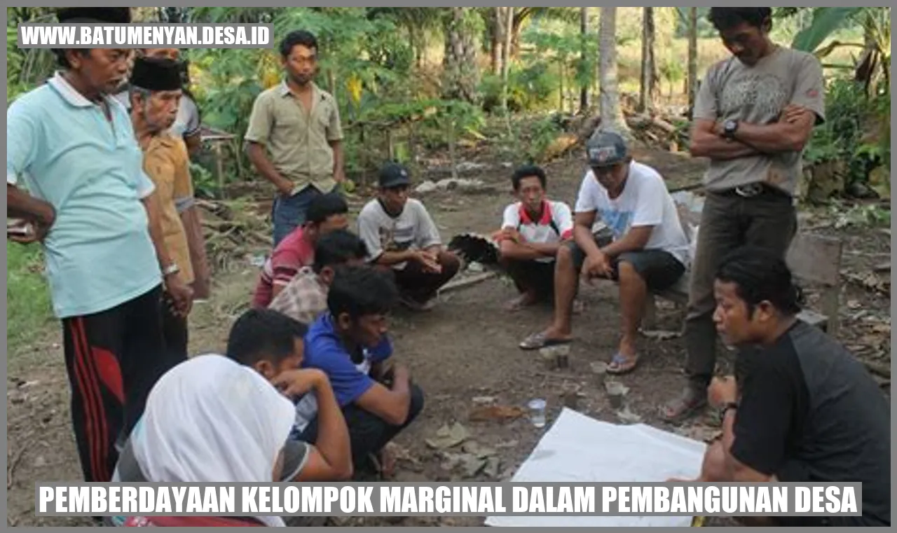 Pemberdayaan Kelompok Marginal dalam Pembangunan Desa