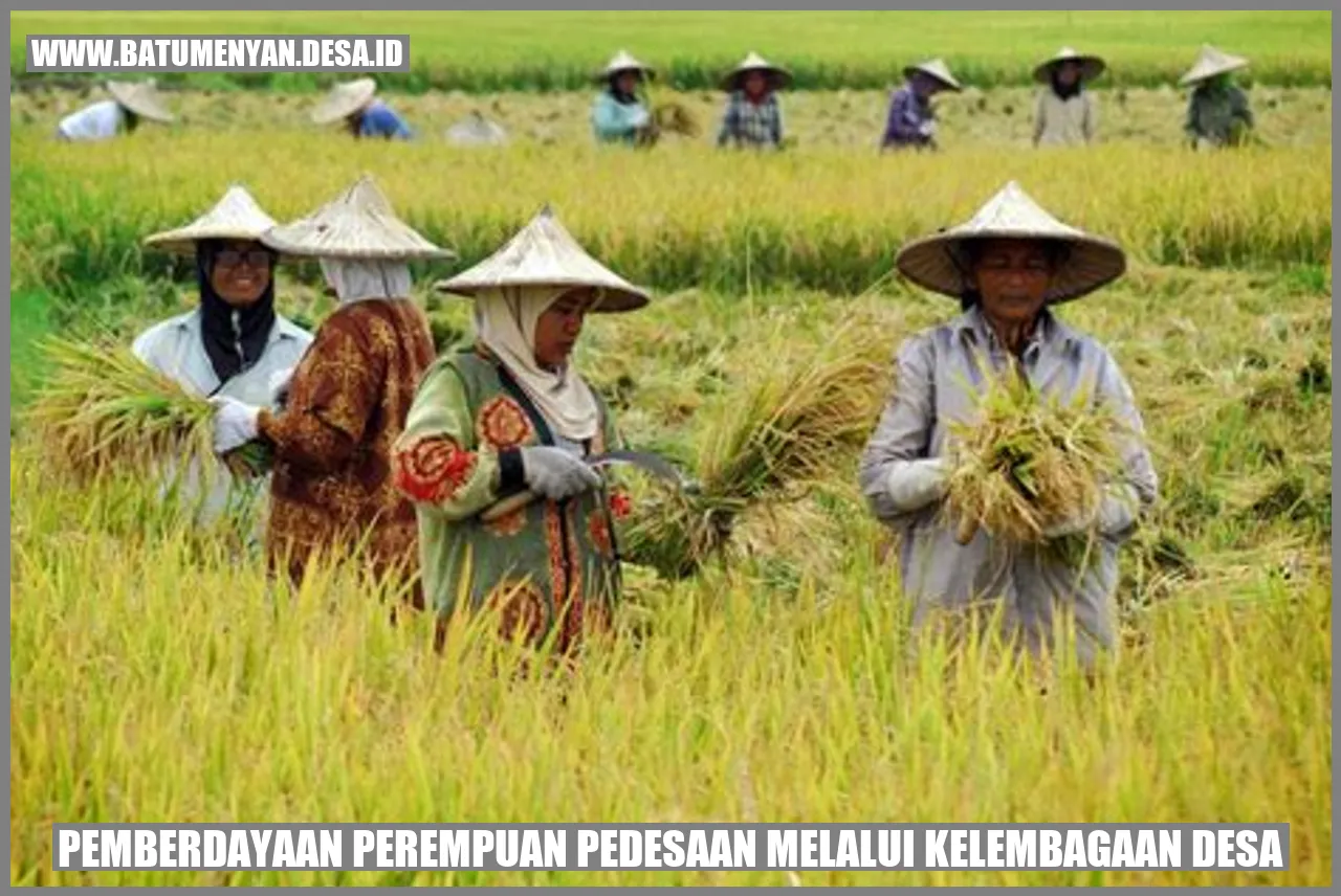 Potensi dan Tantangan dalam Pemberdayaan Perempuan Pedesaan Melalui Kelembagaan Desa