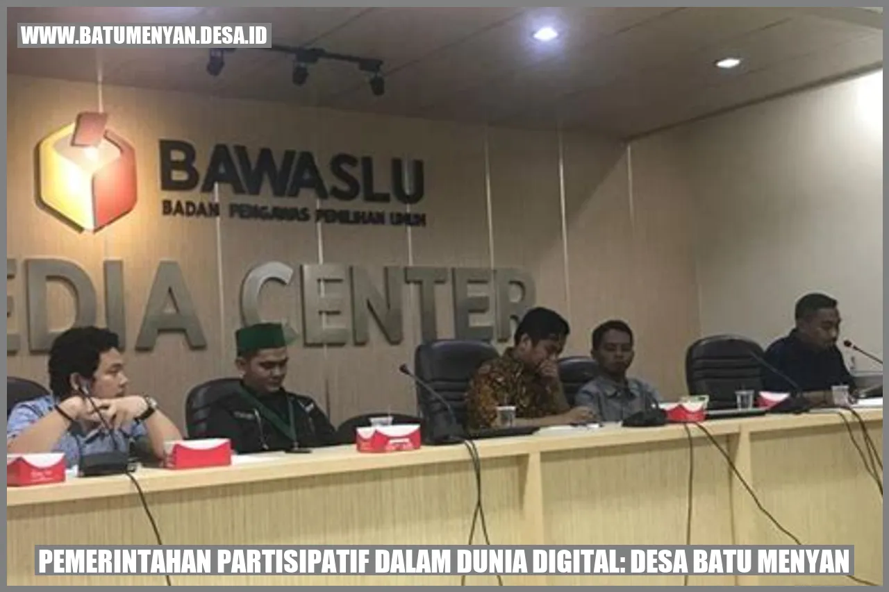 Pemerintahan Partisipatif dalam Dunia Digital: Desa Batu Menyan