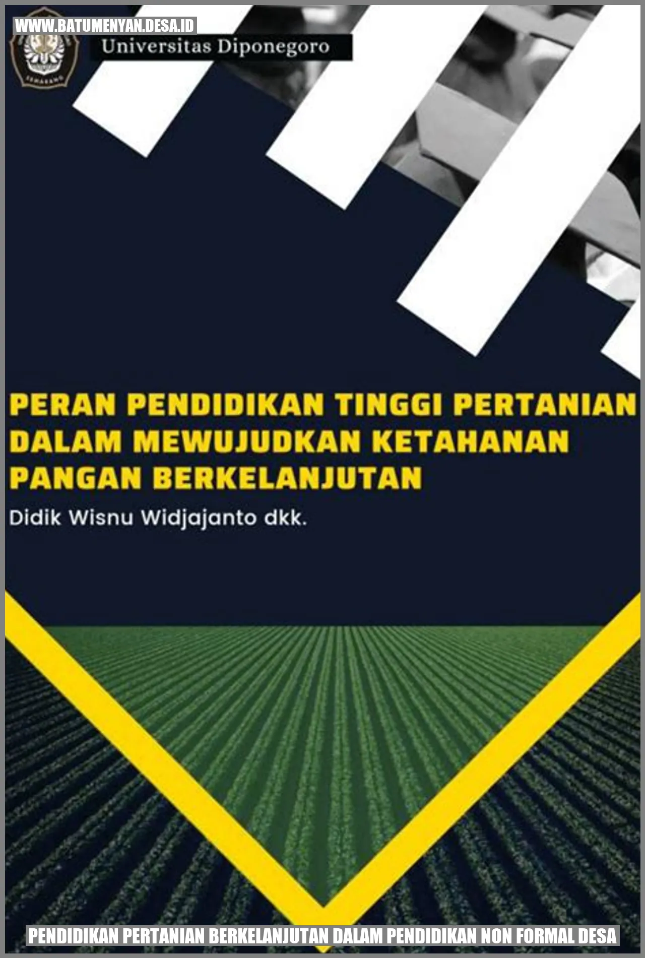 Pendidikan Pertanian Berkelanjutan dalam Pendidikan Non Formal Desa