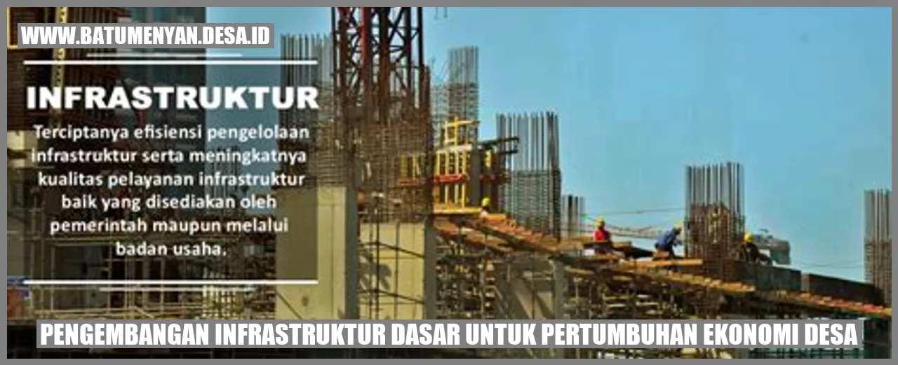 Pengembangan Infrastruktur Dasar untuk Pertumbuhan Ekonomi Desa Batu Menyan, Pesawaran