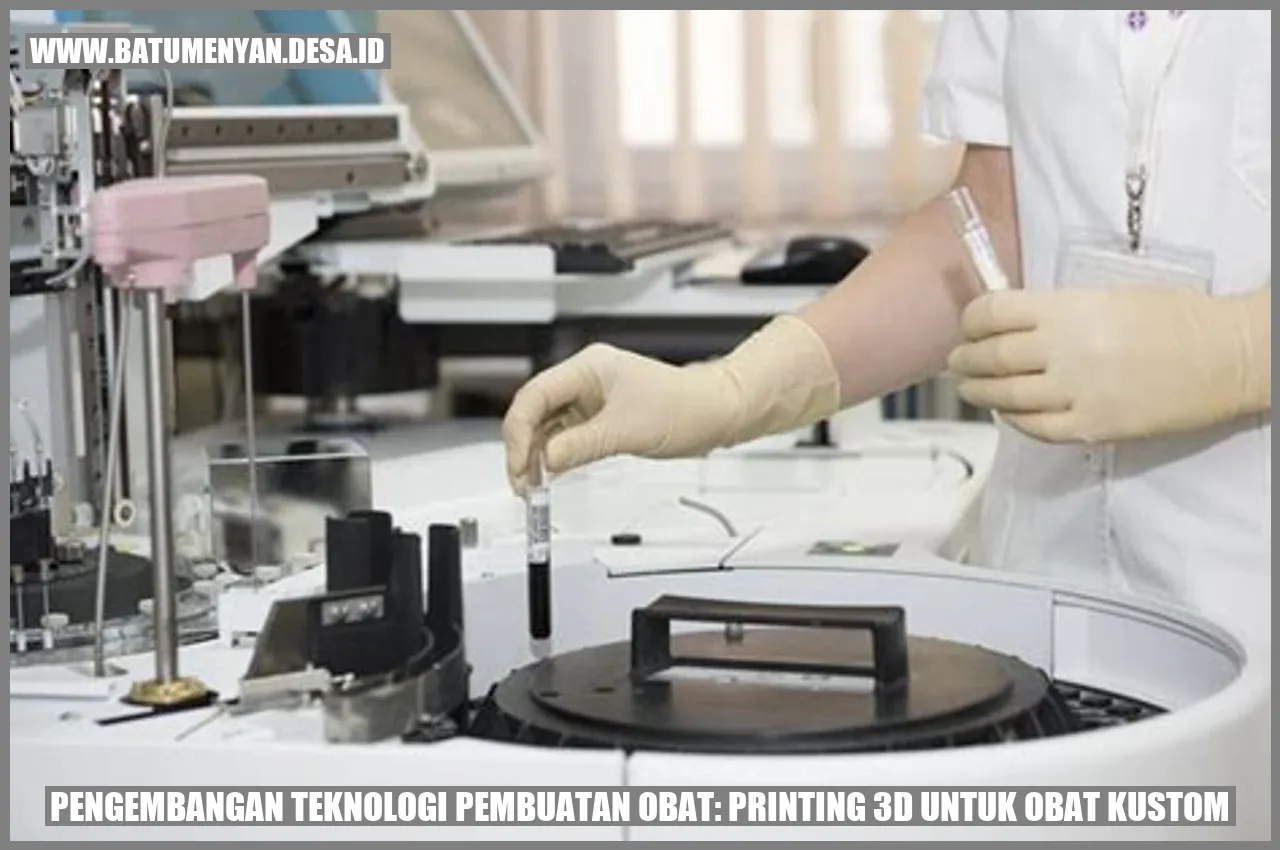 7 Pembuatan Obat Terbaru: Cetak 3D Obat Kustom!
