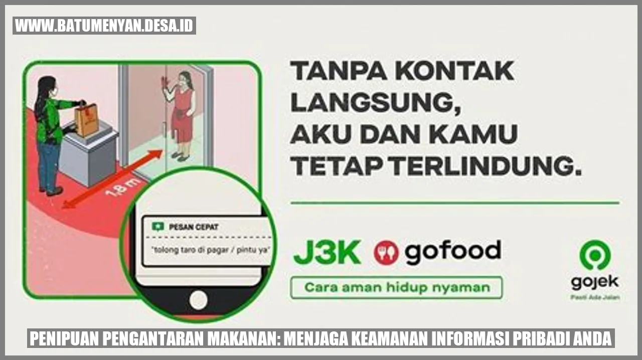 Penipuan Pengantaran Makanan: Menjaga Keamanan Informasi Pribadi Anda