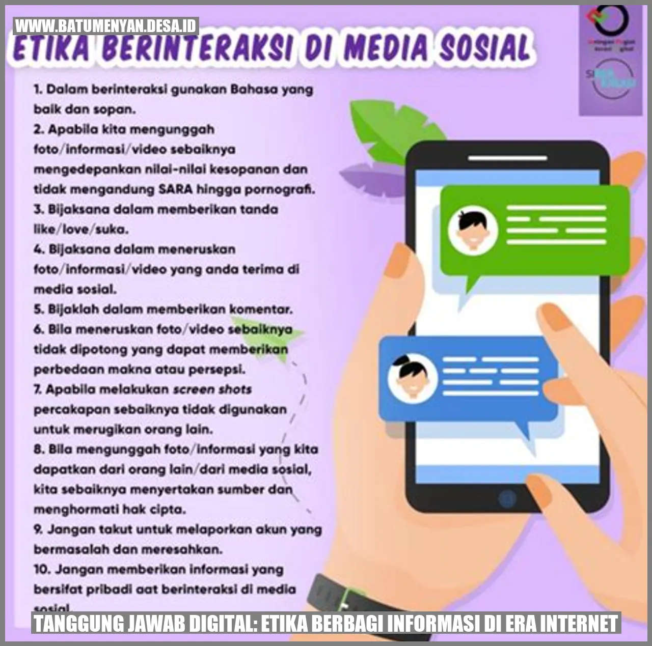 Tanggung Jawab Digital: Etika Berbagi Informasi di Era Internet