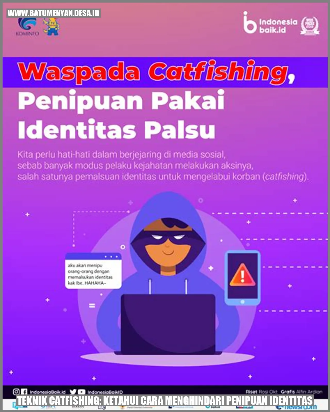 Teknik Catfishing: Ketahui Cara Menghindari Penipuan Identitas
