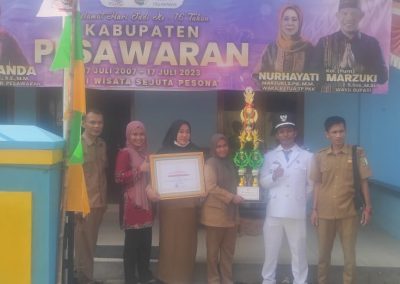 Desa Batu Menyan Raih Juara II Lomba BBGRM Kabupaten Pesawaran Th. 2023