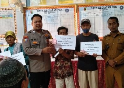 Pemerintah Desa Batu Menyan Salurkan Bantuan BLT DD Tahap III Juli-September 2023