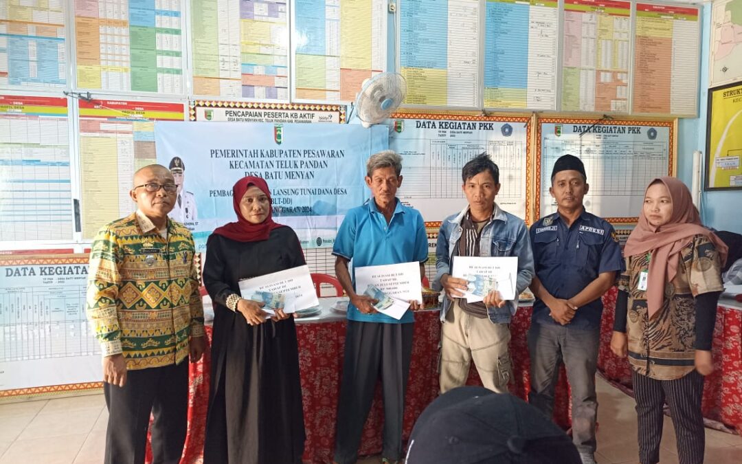 Pemerintah Desa Batu Menyan Salurkan BLT DD Tahap III untuk Periode Juli-September 2024