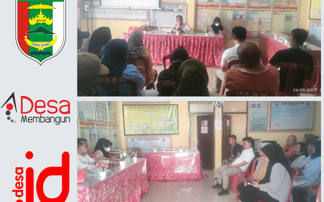 Pemdes Batu Menyan Melaksanakan Rakor untuk Membahas SPPT dan Distribusi Beras Bantuan Pemerintah