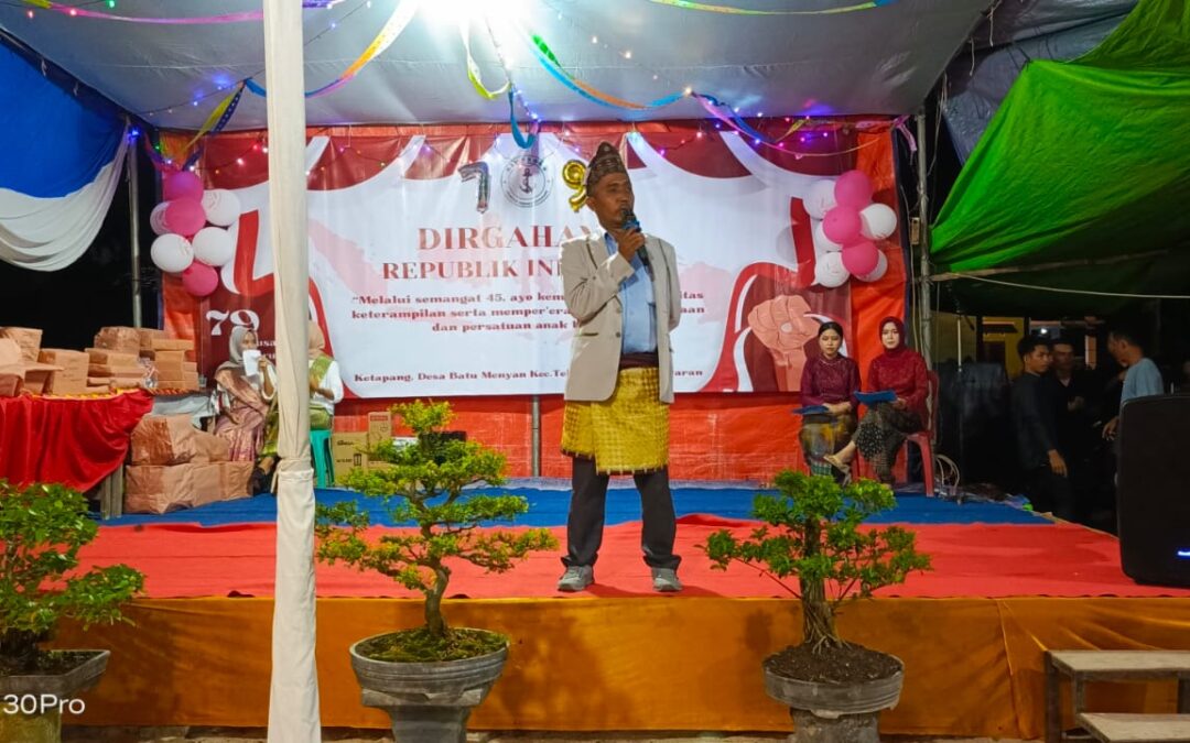 Muda-Mudi Dusun Ketapang Barat dan Ketapang Timur Sukses Selenggarakan Malam Puncak Perayaan HUT RI Ke-79