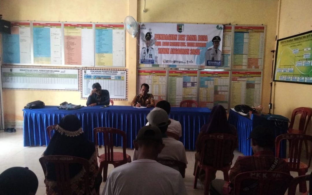 Pemdes Batu Menyan Gelar Kegiatan Rapat Koordinasi