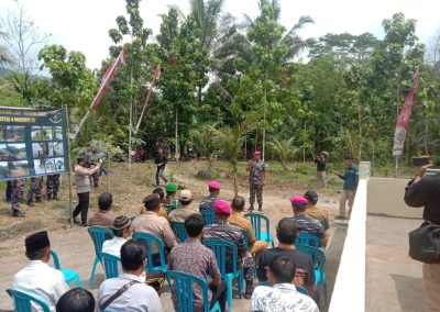 Aspotmar Korps Marinir Resmikan Pembangunan Musholla Dusun Way Sabu