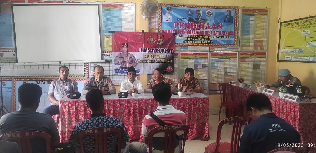 Serap Aspirasi Masyarakat, Polres Pesawaran Gelar Kegiatan “Jum’at Curhat”  