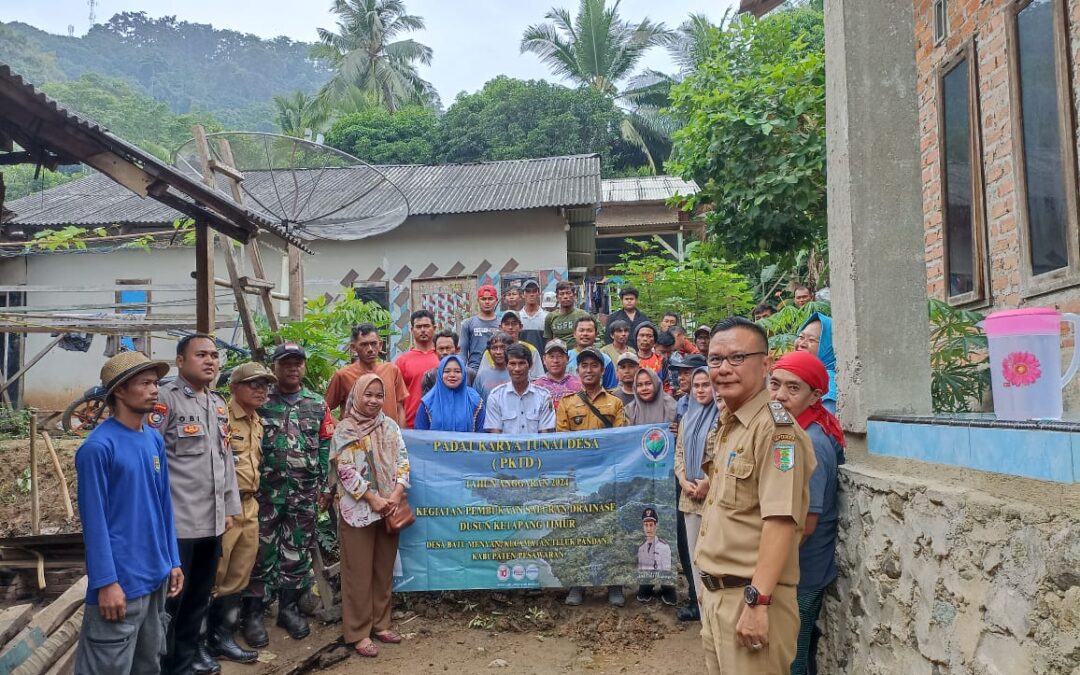 Kegiatan Padat Karya Tunai 2024 Desa Batu Menyan: Pembangunan Drainase di Ketapang Timur