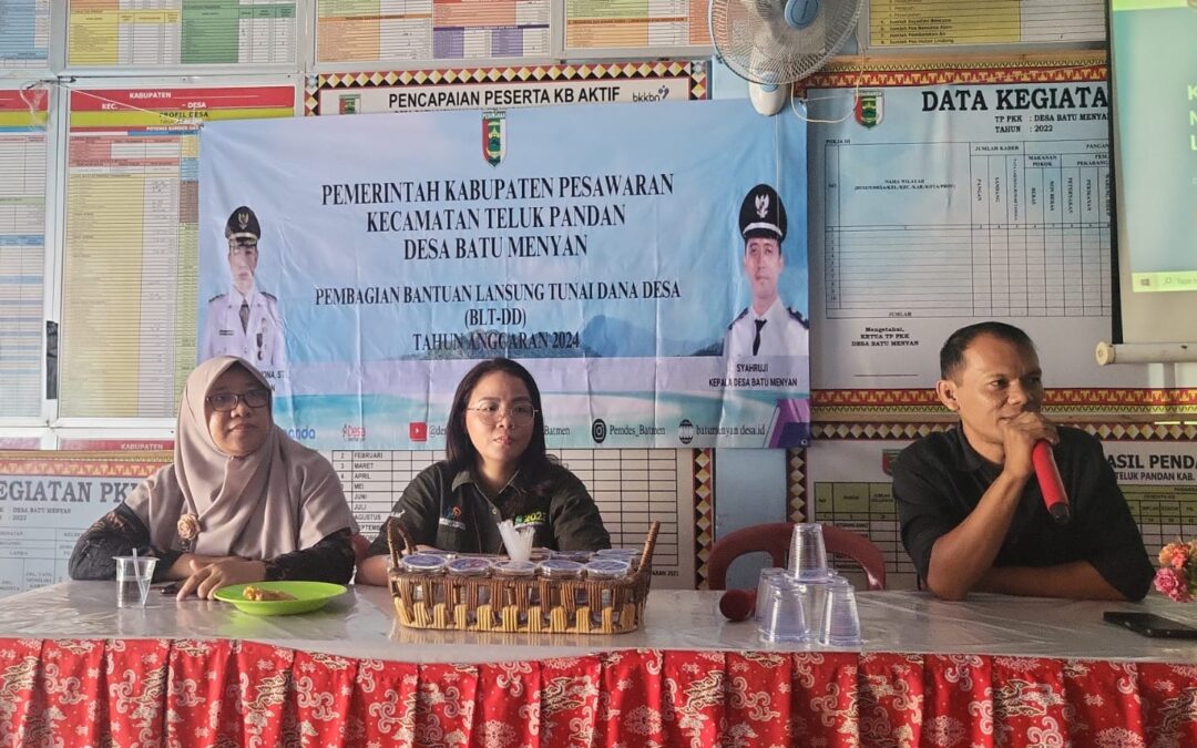 Jelang Lomba Desa Cantik, BPS Kabupaten Pesawaran Lakukan Pembinaan