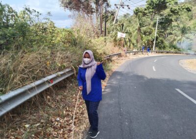 “Sambut Pestival Wisata Pesawaran, Jajaran Pemdes Batu Menyan Gelar Kegiatan Gotong Royong”