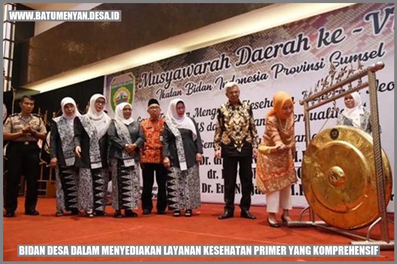 Bidan Desa dalam Menyediakan Layanan Kesehatan Primer yang Komprehensif