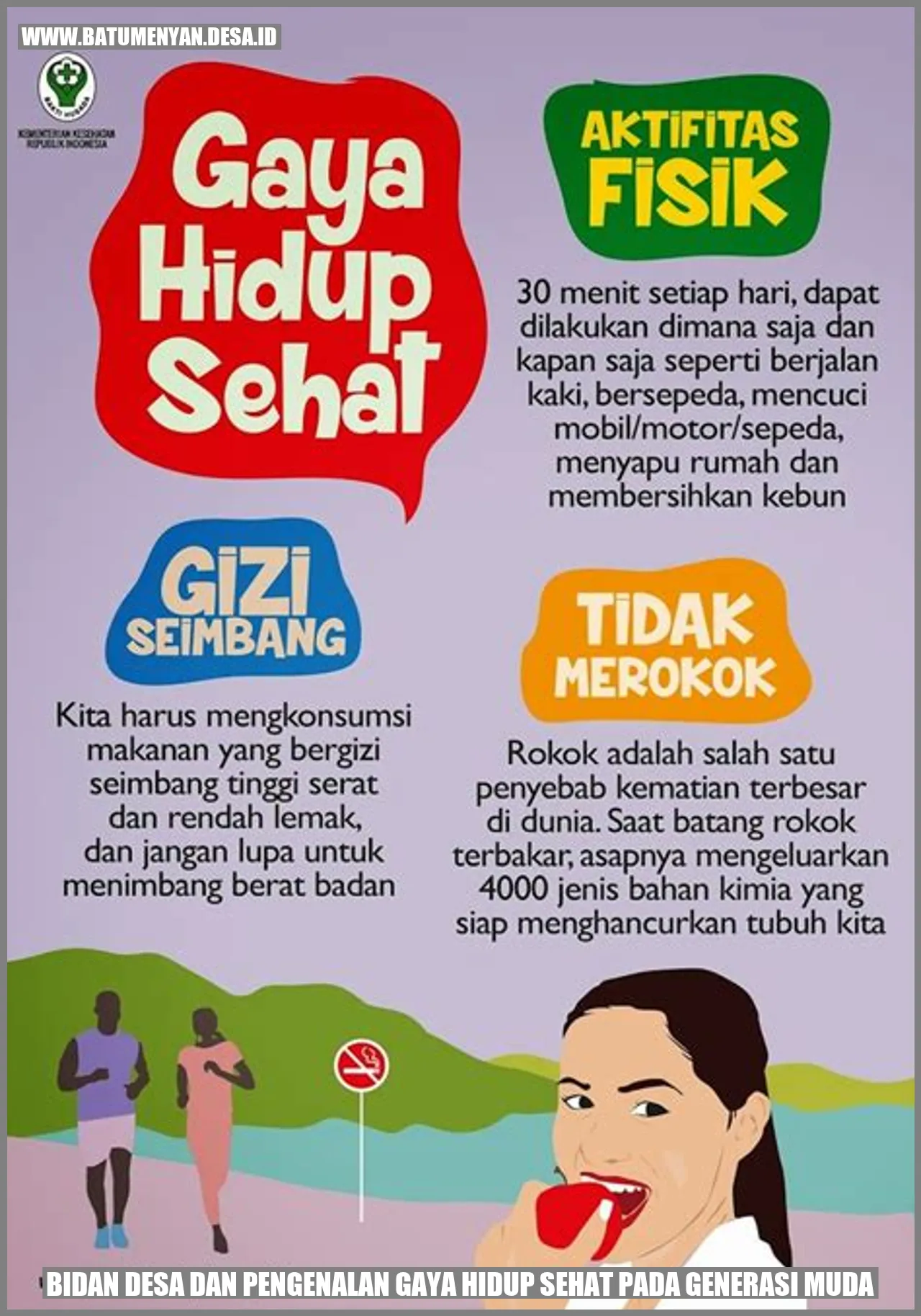 Bidan Desa dan Pengenalan Gaya Hidup Sehat pada Generasi Muda