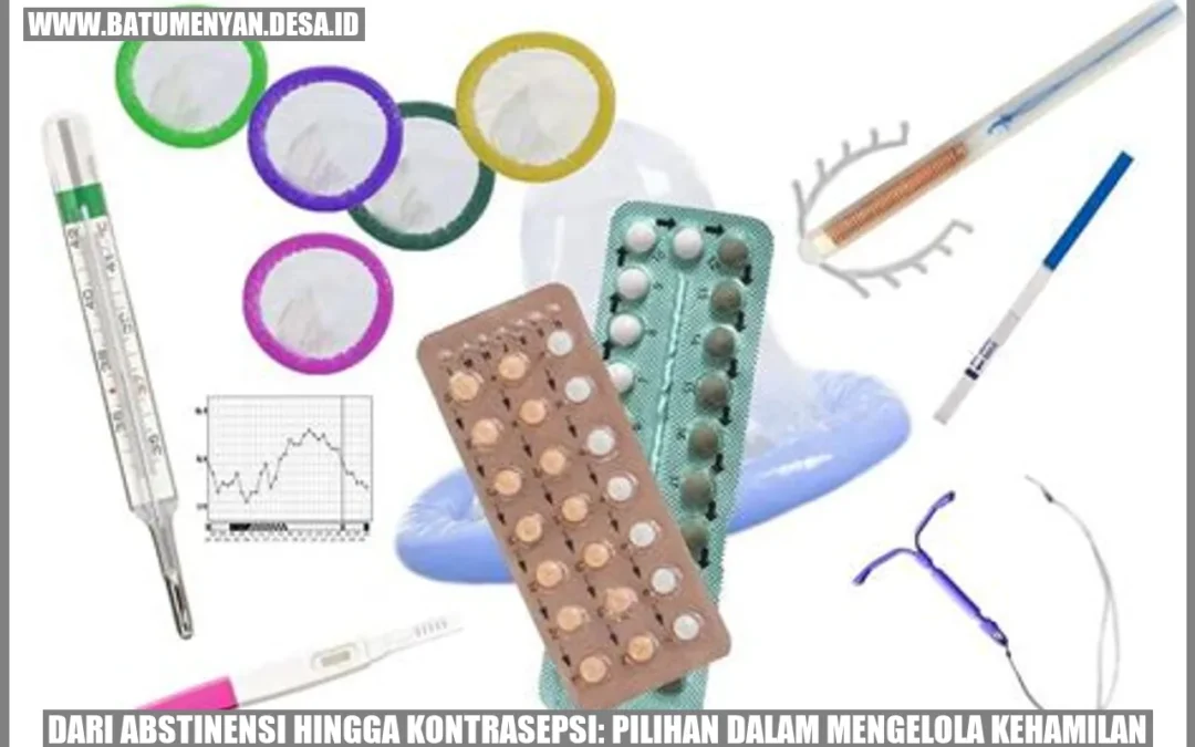 Dari Abstinensi hingga Kontrasepsi: Pilihan Trampil dalam Mengelola Kehamilan!