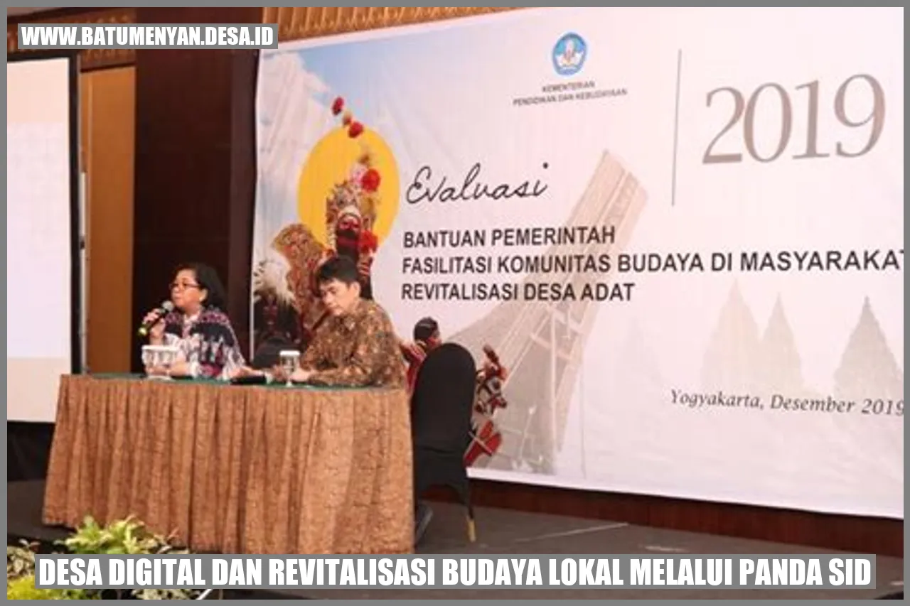 Desa Digital dan Revitalisasi Budaya Lokal Melalui Panda SID