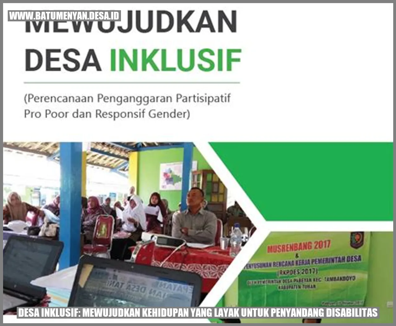 Desa Inklusif: Mewujudkan Kehidupan yang Layak untuk Penyandang Disabilitas