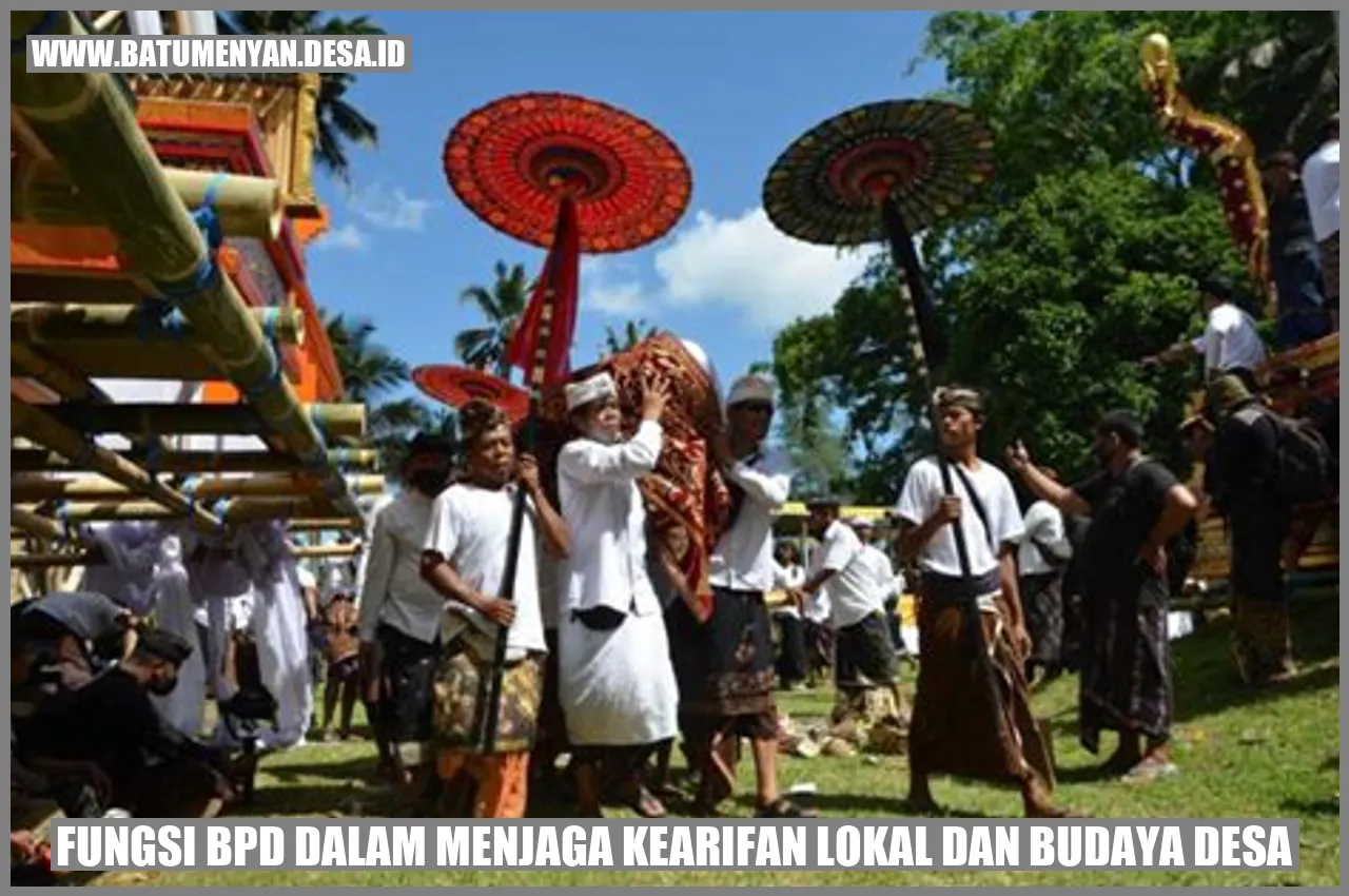 Fungsi BPD dalam Menjaga Kearifan Lokal dan Budaya Desa